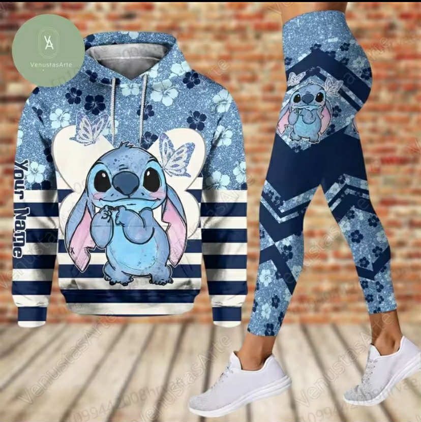 Cute Stitch hoodie and leggings