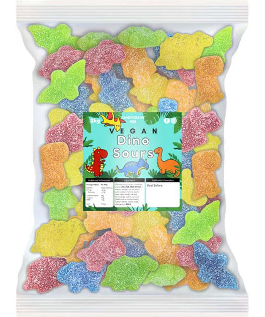 Candycrave - Vegan Dino Sours 2Kg