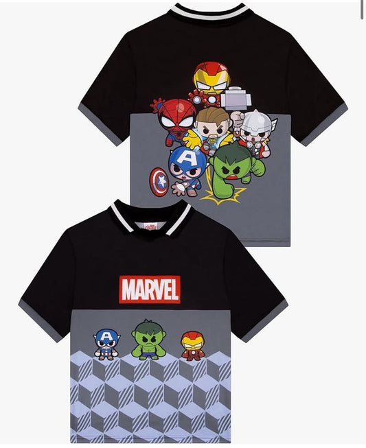 Marvel T Shirt, The Avengers Football Shirt for Boys, Oversized Boys’ T-Shirts,