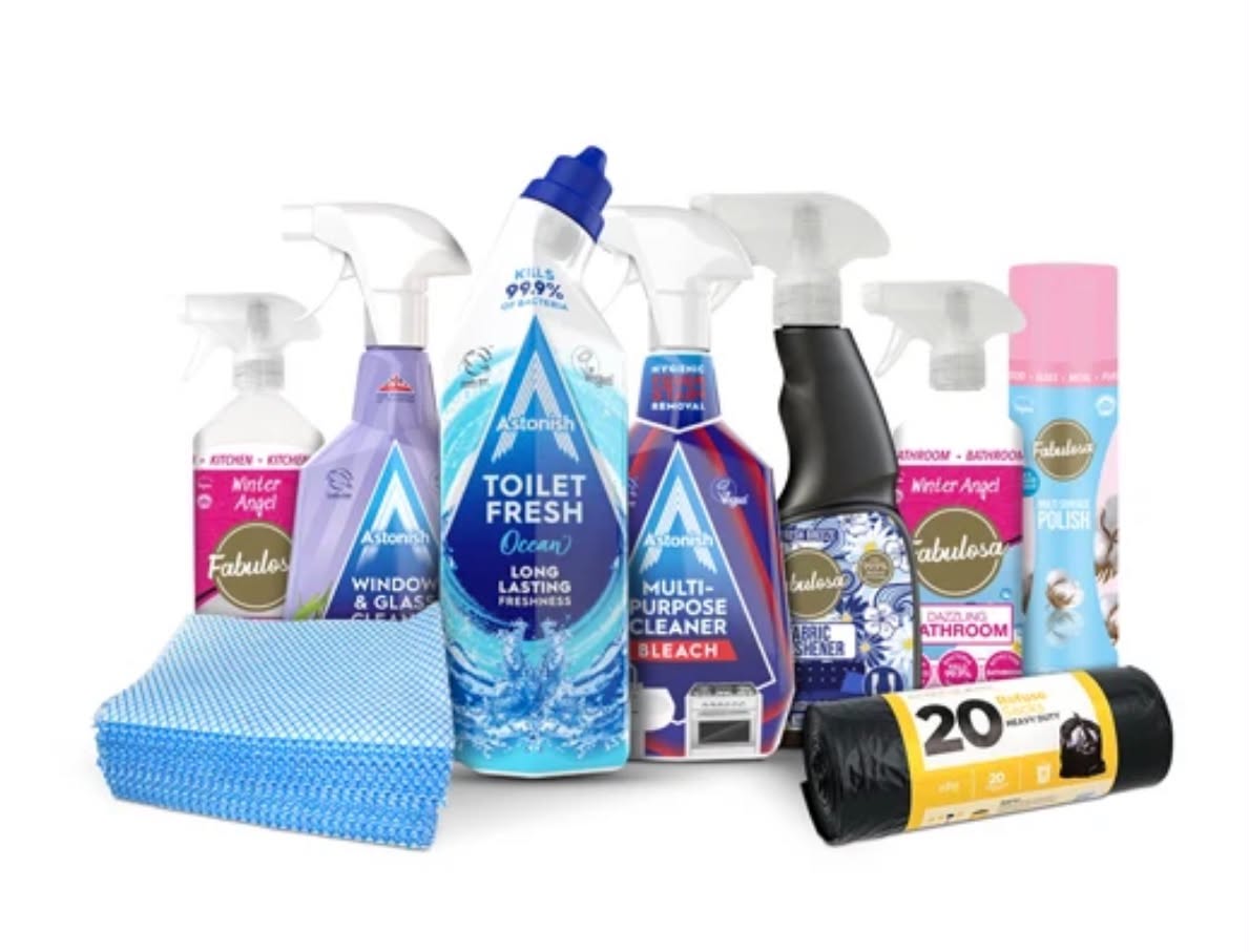 Sunday Blitz Household Cleaning Bundle 9 Piece