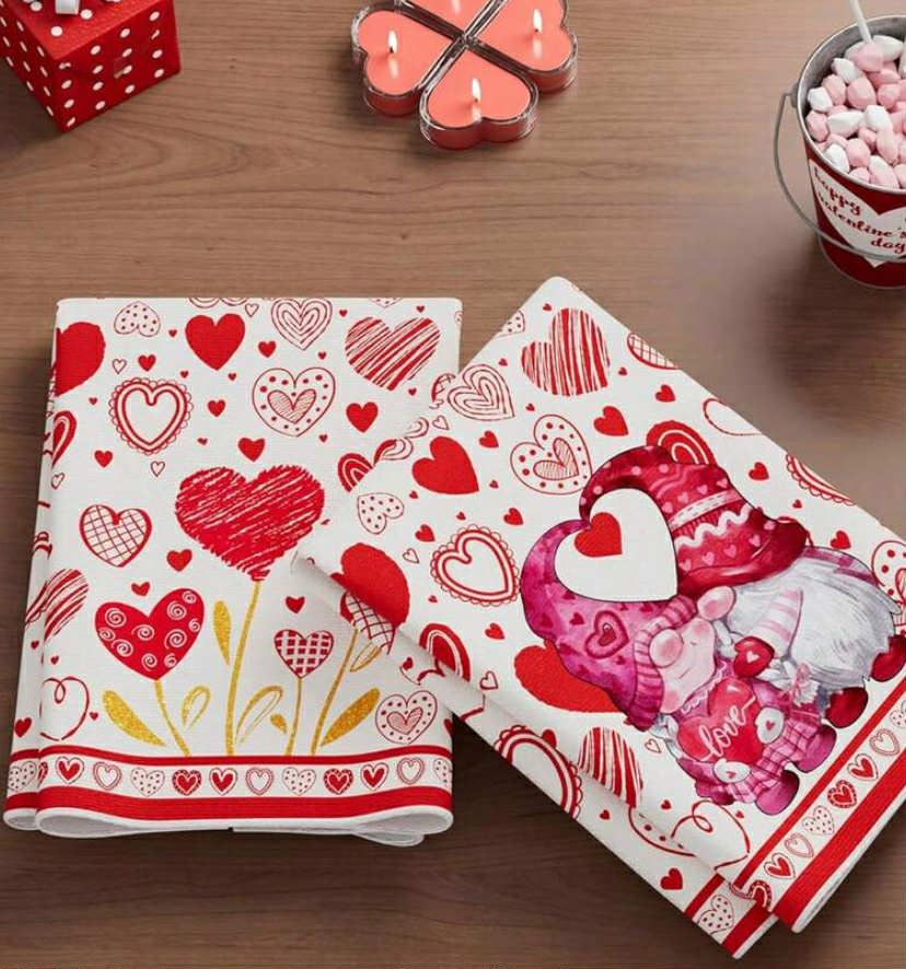 Set of  4 random tea towels