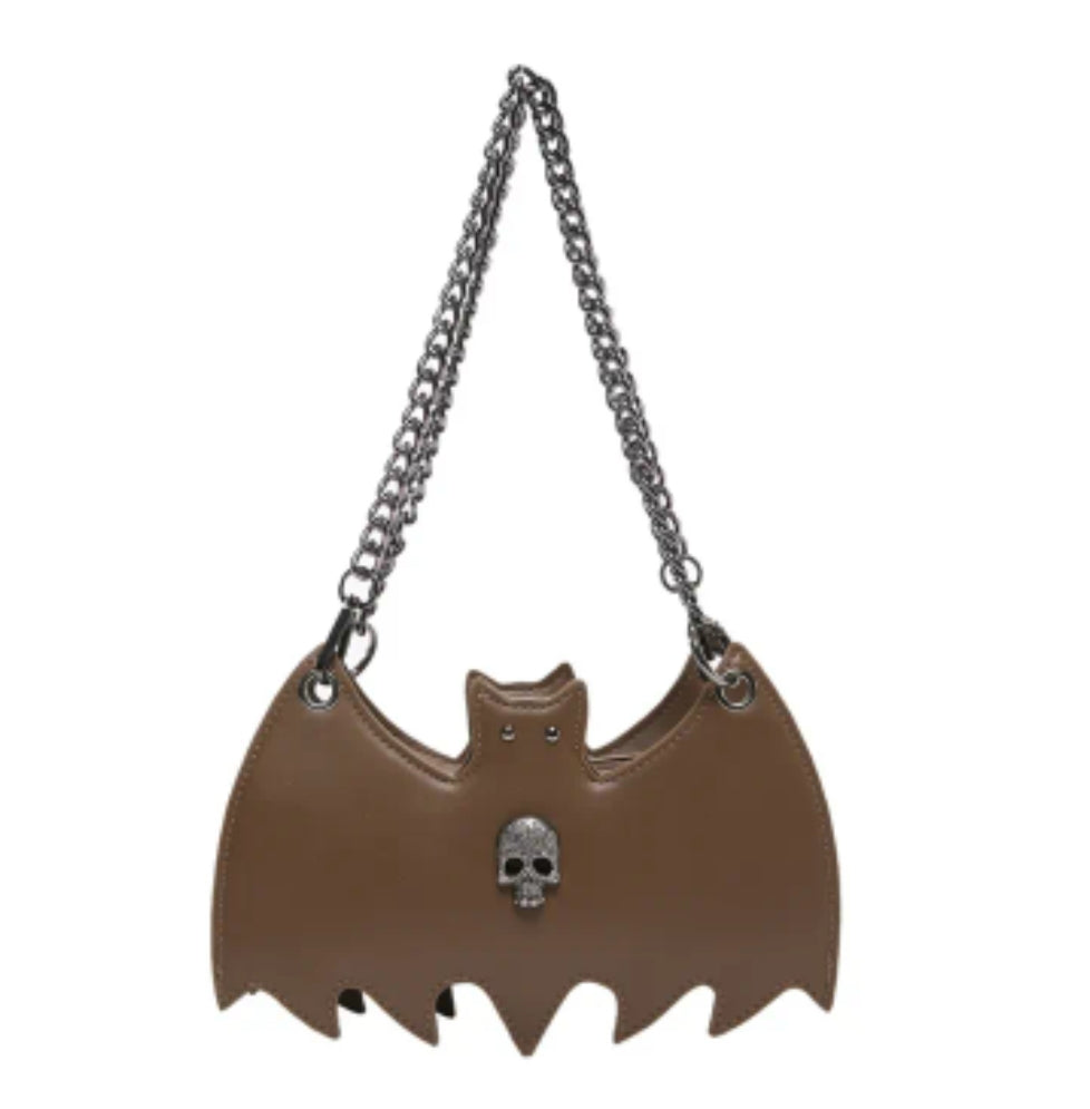 Versatile Chain Bag in a Retro Dark Style, Perfect for Commuting.