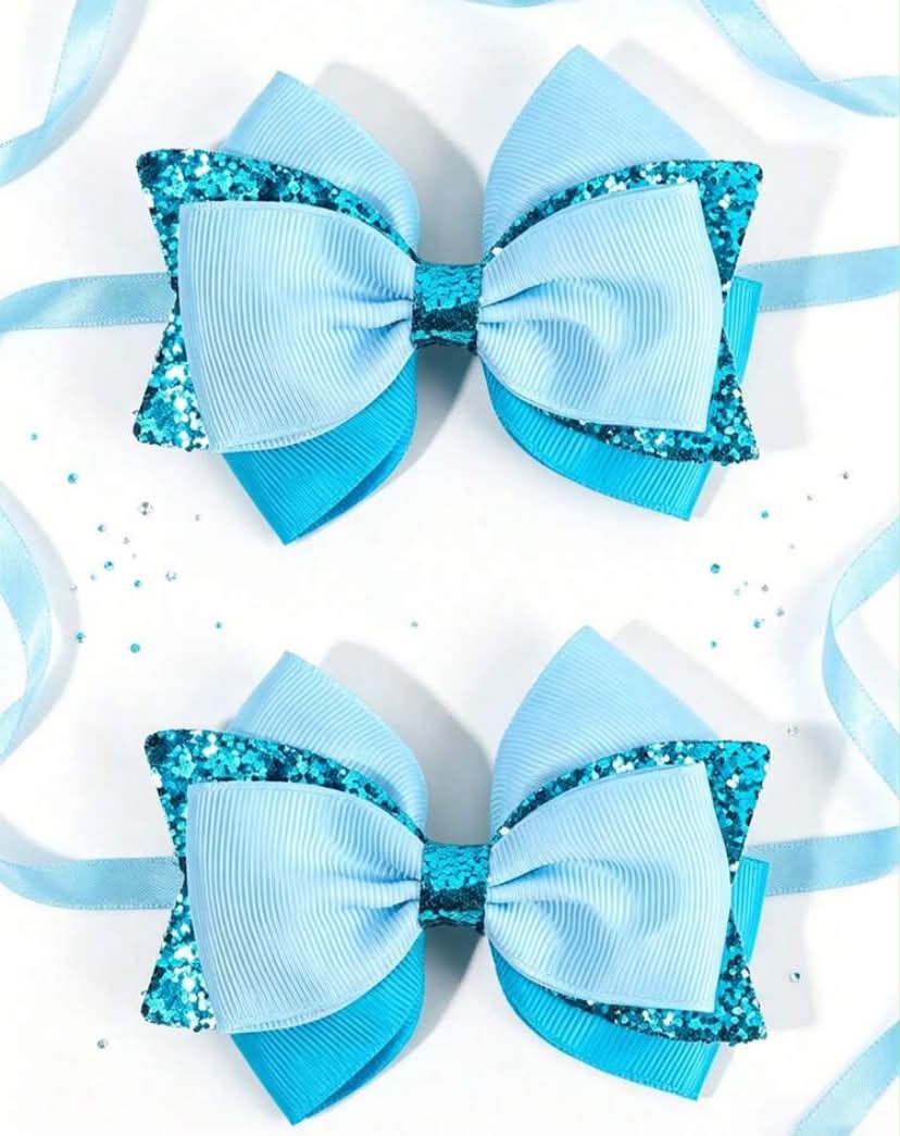 2 pcs Nude Bow Hair Clips, Minimalist Cute Fashion Hair Accessories, Alligator Clips For Girls, Casual & Sweet Daily Wear