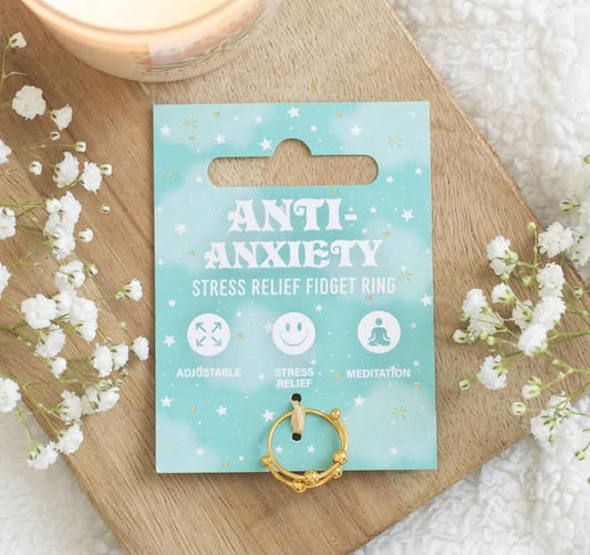 Rain or shine  ANTI-ANXIETY FIDGET RING