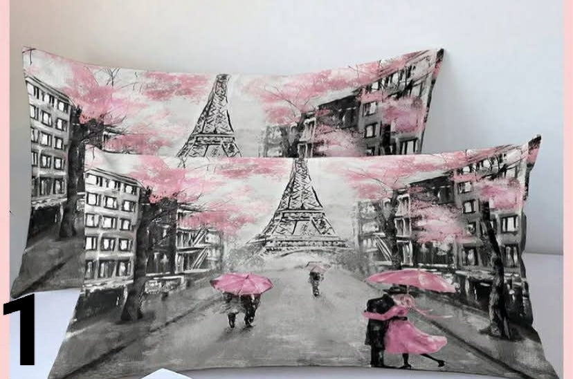 2 pcs Pattern Pillowcase Without Filler