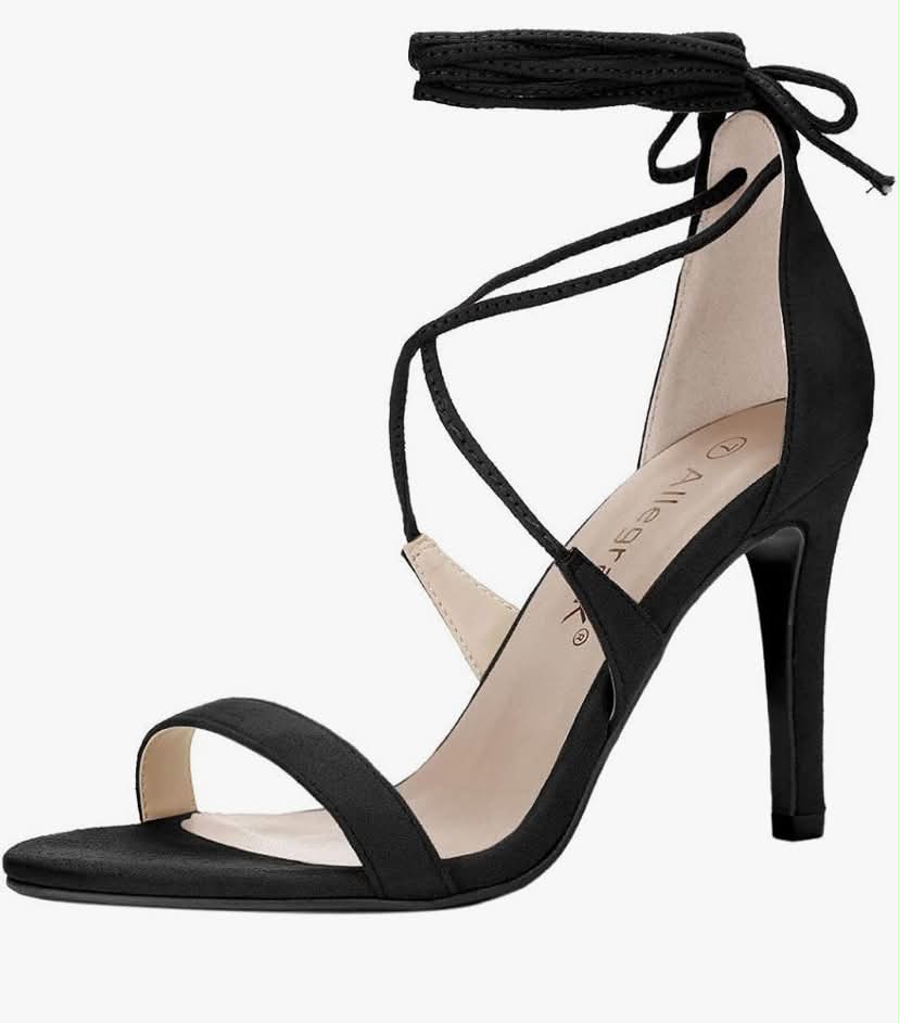Women's Stiletto Heel Lace-up Sandals
