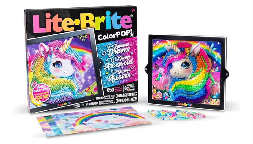 Basic Fun Lite-Brite Colour Pop Rainbow Dreams