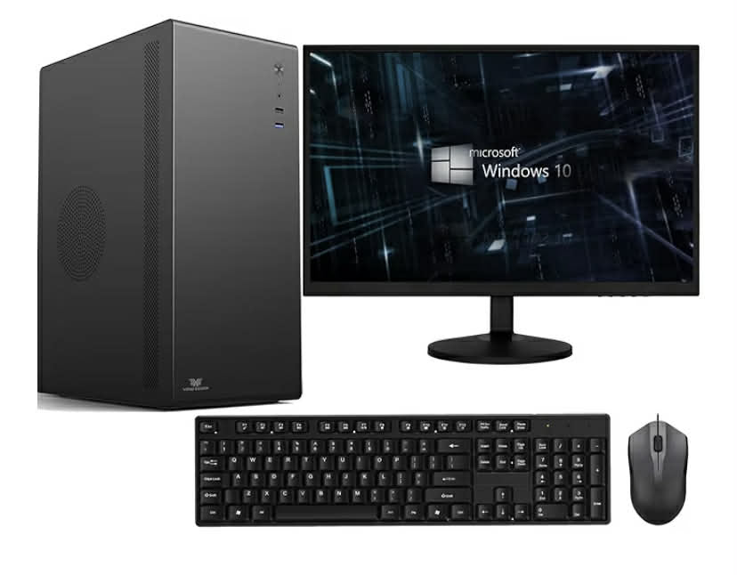 Optiplex Intel i5 2400 16GB RAM 256GB NGFF SSD WiFi Windows 11 Desktop PC 22-inch VenoScorp V100 Computer Bundle