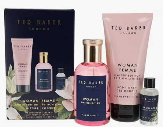 Ted Baker Woman Limited Edition Eau De Toilette 100Ml Gift Set