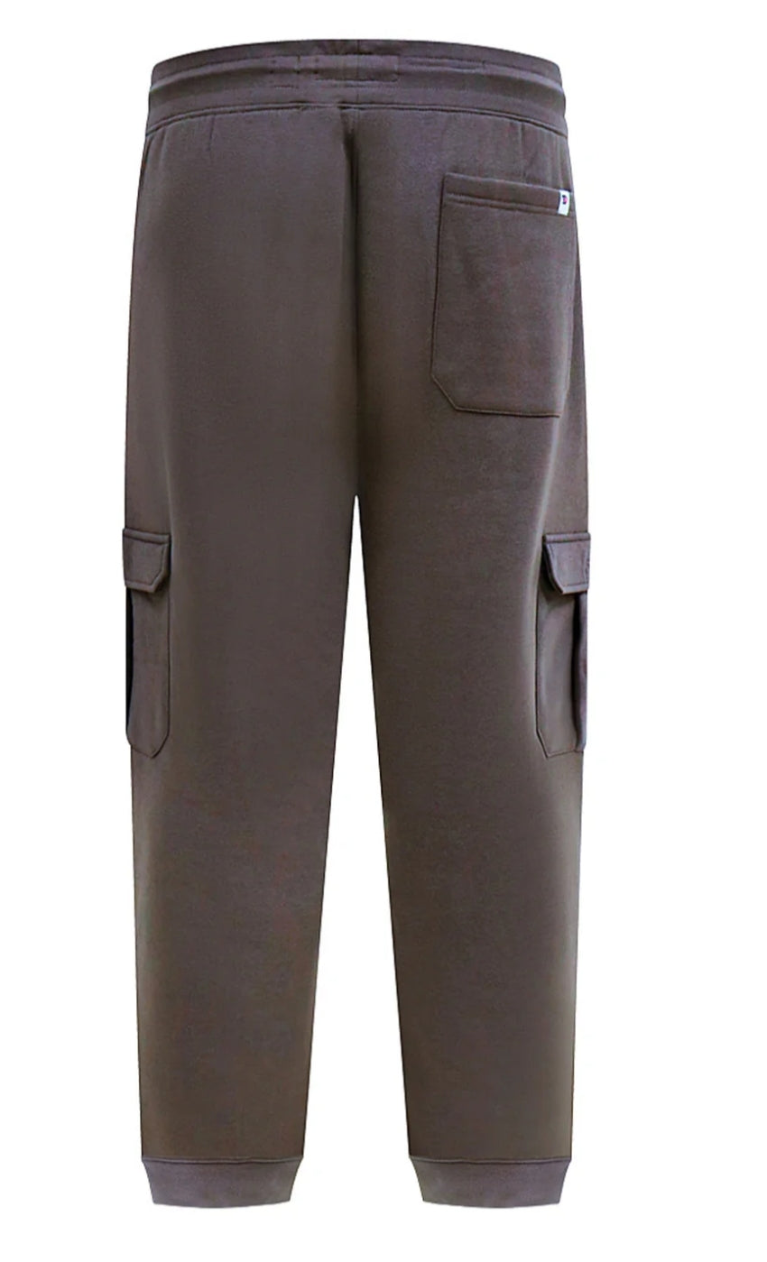 Plus Size Edinburgh Cuffed Cargo Joggers Khaki