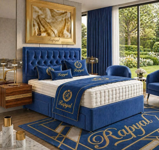 Double bed with mattress