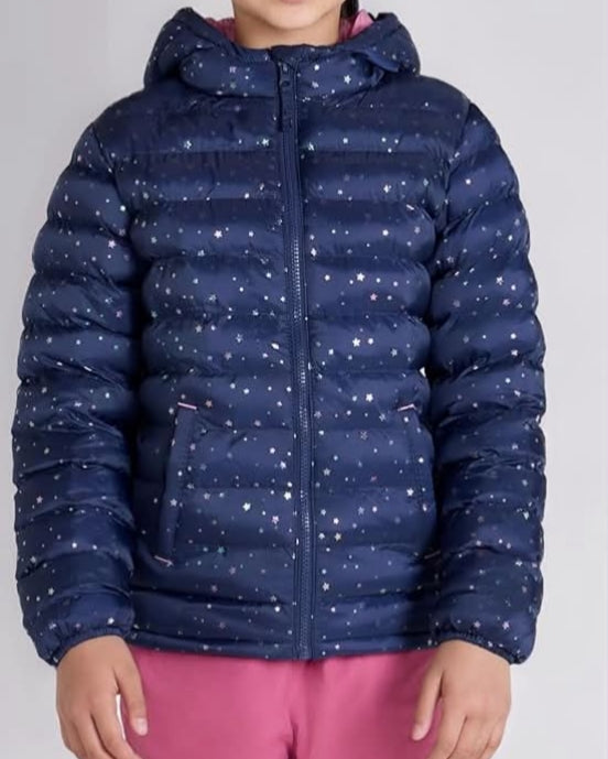 Mountain Warehouse Seasons Padded Kids Puffer Jacket - Water Resistant, Lightweight & Insulated Coat, Boys & Girls - Spring Summer, School, Travel