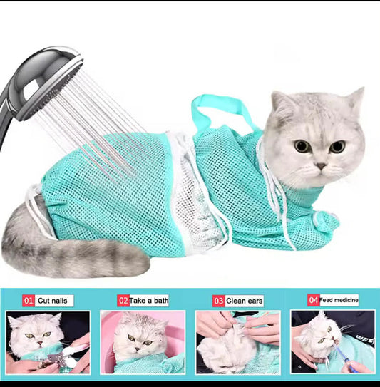 Cat Grooming Shower Bag