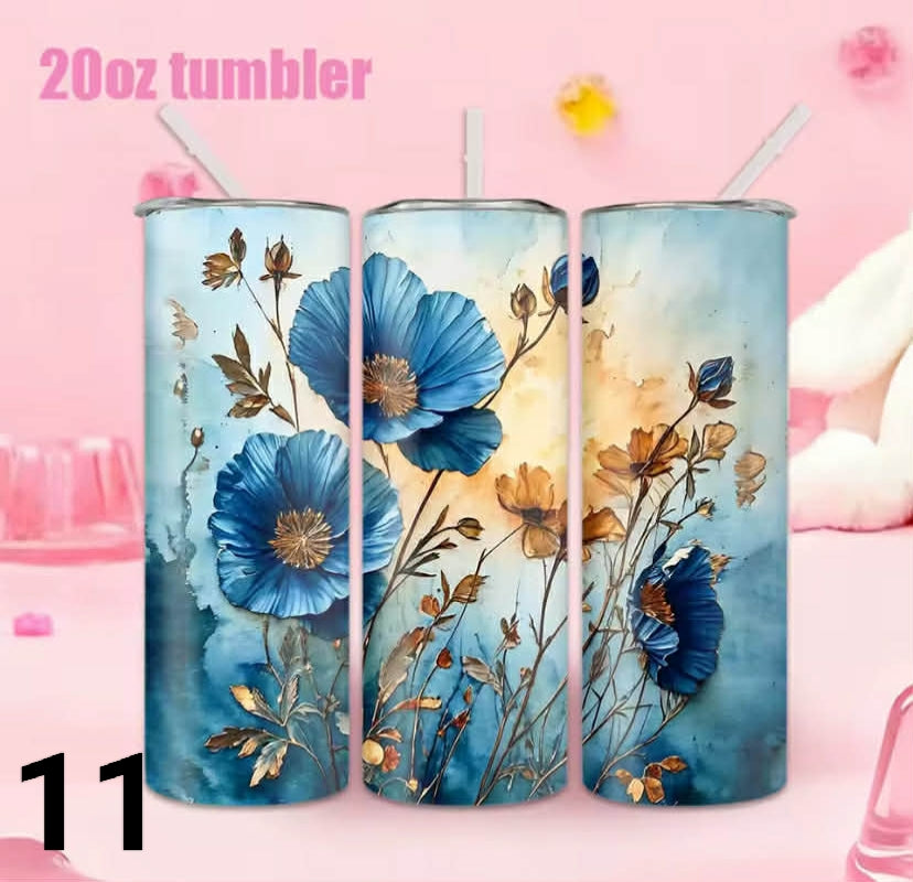 1 pc Stainless Steel Water Bottle/Cup with Straw