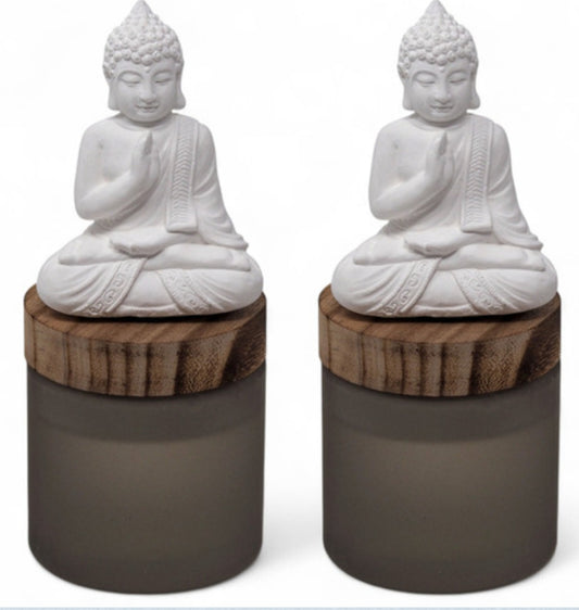 Buddha Figurine Perfume Diffusers - Set of 2