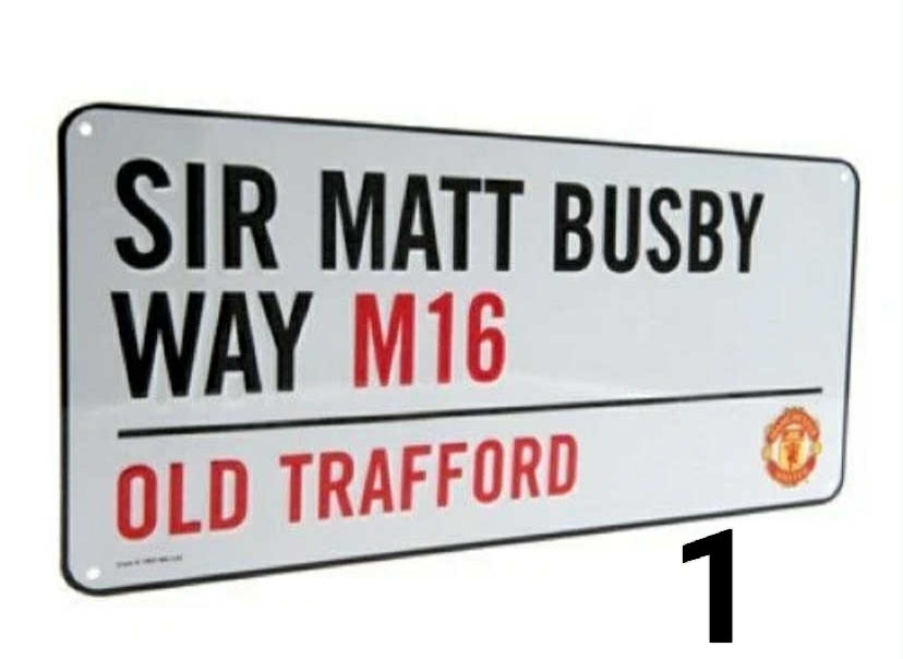 Official Football Club Stadium Street Wall Door Sign Licensed Merchandise New