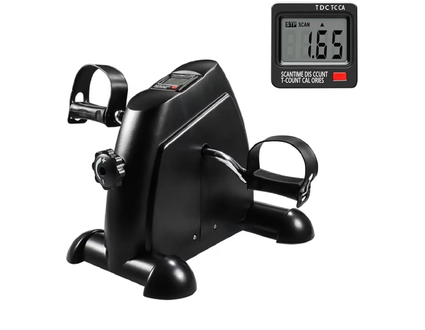 Holdfiturn Mini Pedal Exercise Bike, Pedal Exerciser,