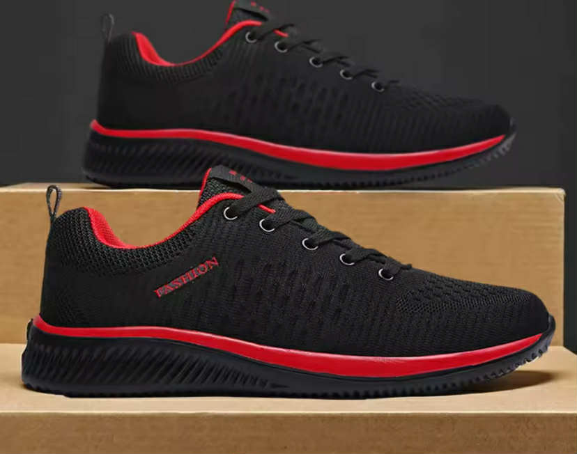 Men Running Walking Knit Shoe