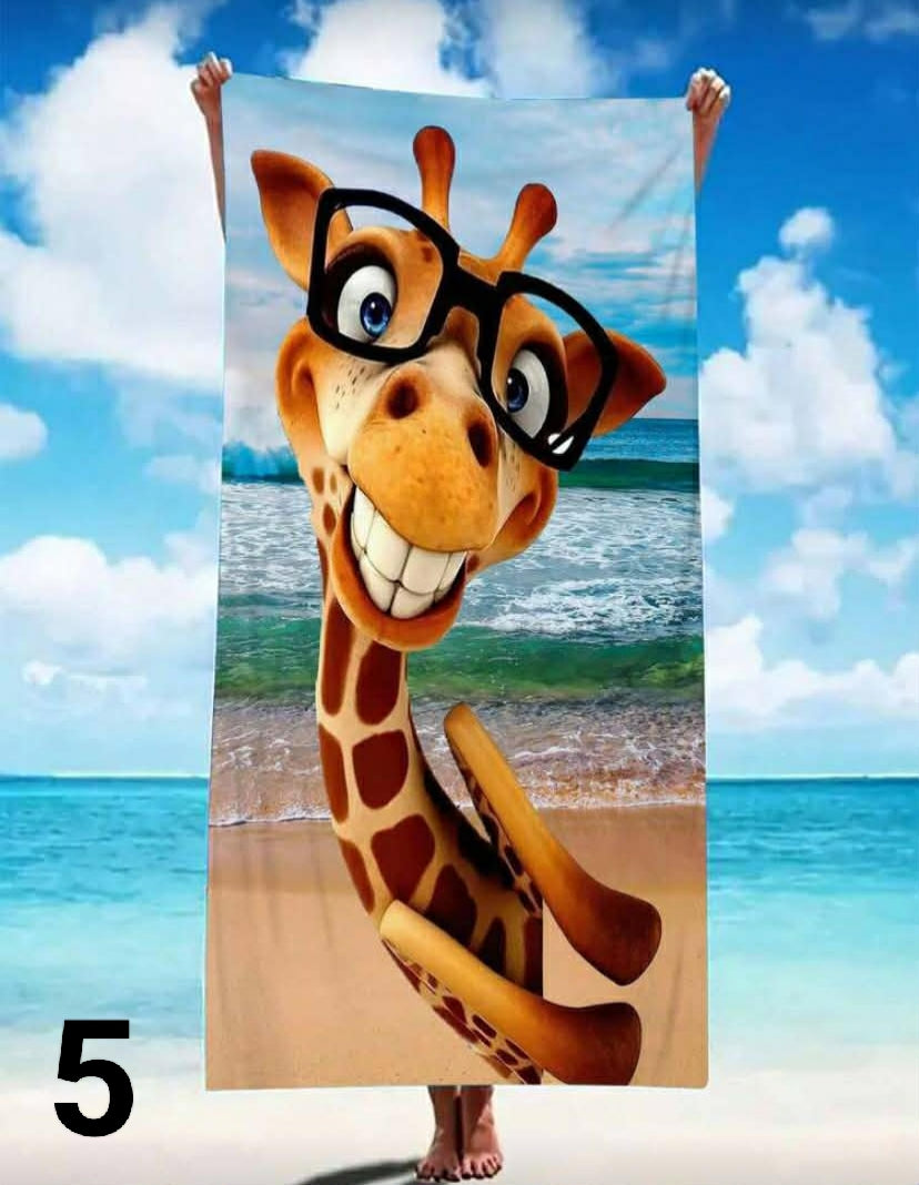 Ultra-Soft Microfiber Absorbent Beach Towel, Suitable For Swimming, Beach, Vacation, Outdoor Travel Summer Travel, Vacation Holiday Bathroom Decor Beach Essentials