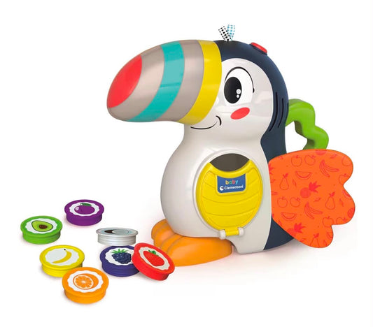 Talking Toucan: Interactive Toy with Lights & Sounds, Teaching Little Ones Fruit and Colours (12+ Months)