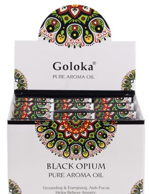 SET OF 12 GOLOKA BLACK OPIUM FRAGRANCE OILS
