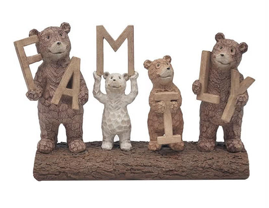 The Leonardo Collection Bear Family Figurine For Home & Office