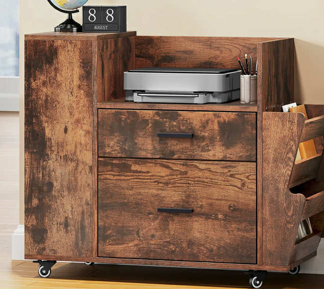 81cm Wide 2 -Drawer Mobile File Cabinet