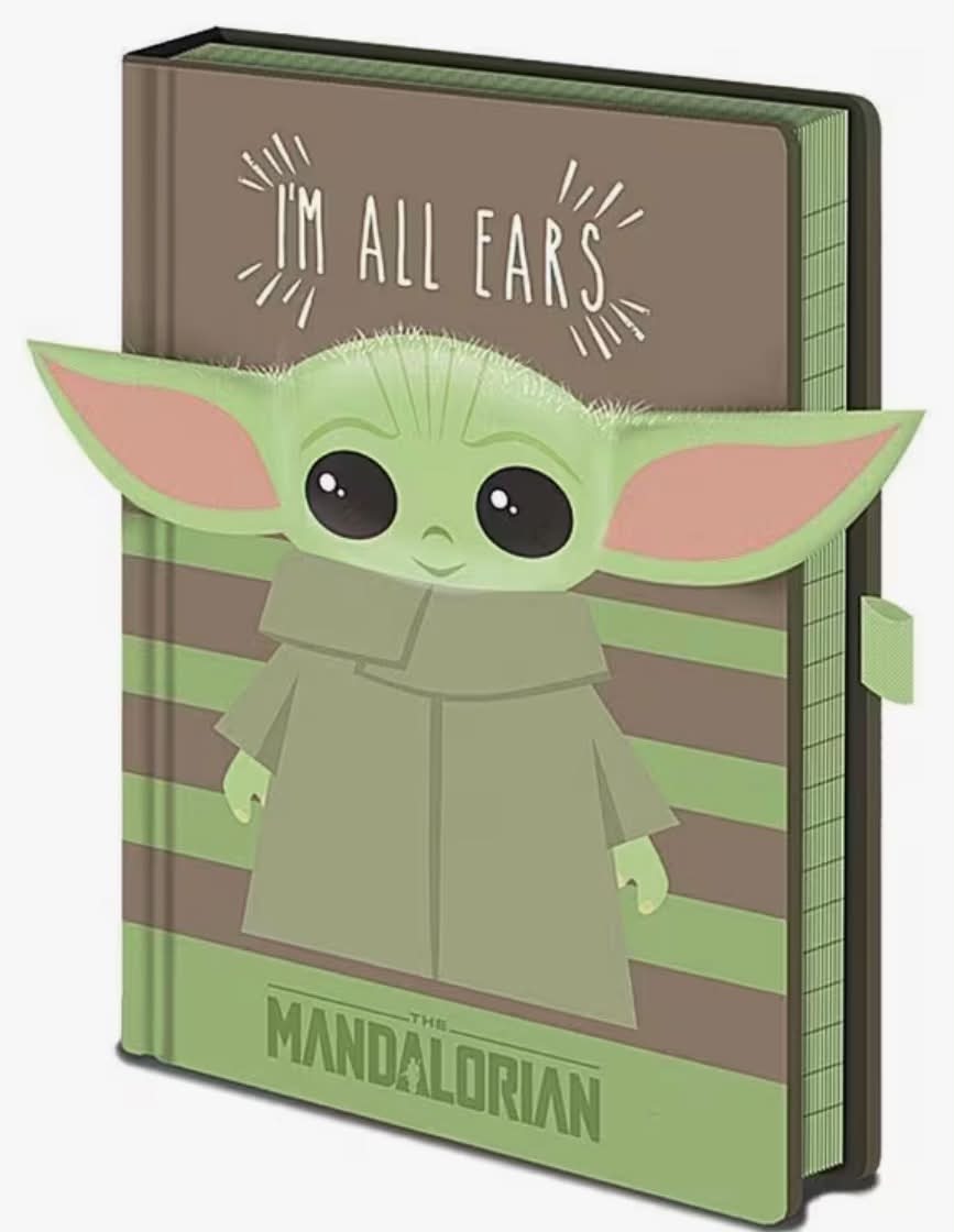 Star Wars: The Mandalorian A5 Notebook (I'm All Ears Design) - Official Merchandise"