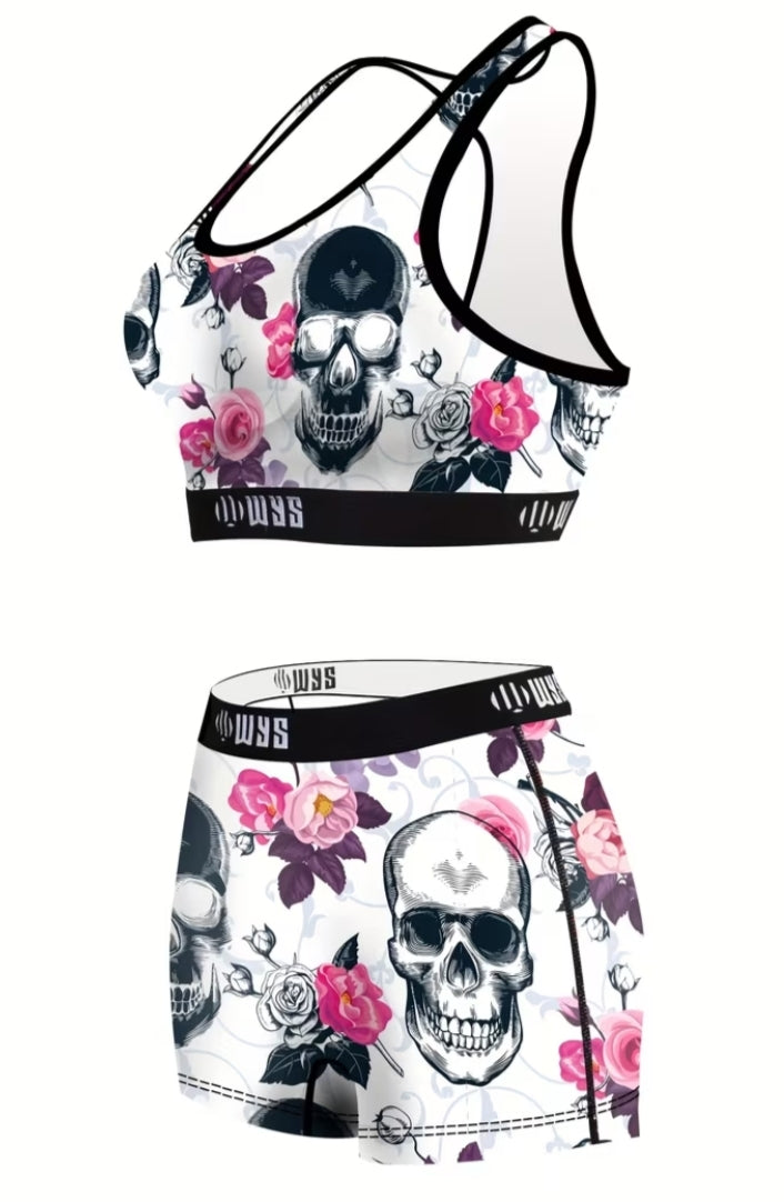 Women'S Sports Underwear Set, Boxer Briefs, Sports Short Vest, Comfortable And Breathable, Elastic Sports Underwear And Briefs,