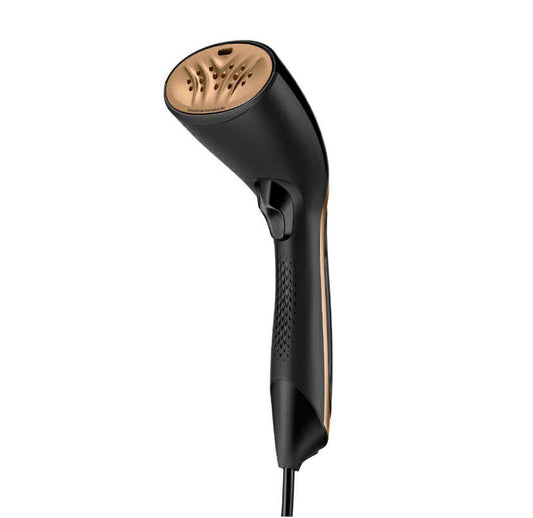 Philips Steam&Go Plus Handheld Clothes Steamer, Vertical and Horizontal Garment Steamer, No Ironing Board Needed, 0.07 Litre, 1300 W, Black/Copper,