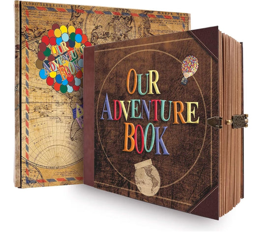 Our Adventure Book Scrapbook Photo Album, 146 Pages 8.9 * 7.7 Inch