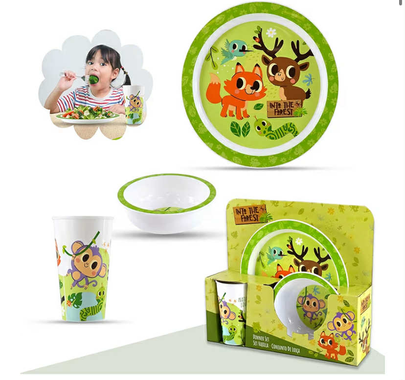 5PCs Disney Stitch Baby's First Feeding Set
