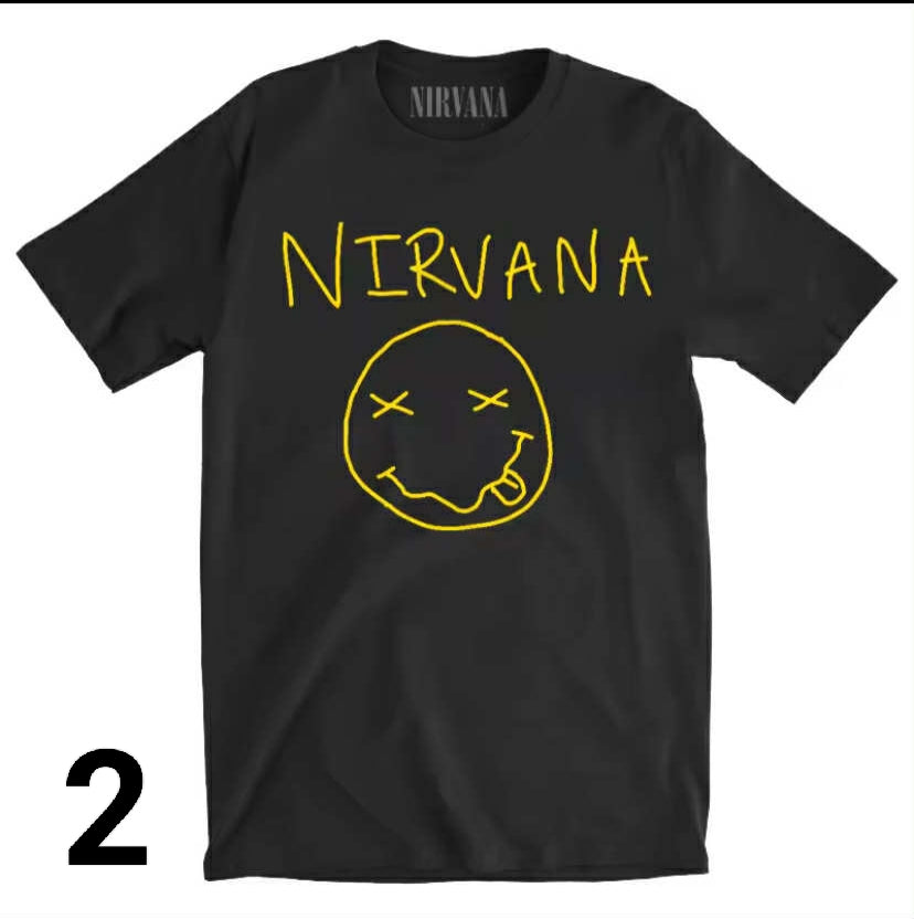 Classic Nirvana Band Retro Cotton T-Shirt