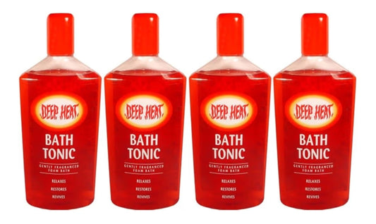 Deep Heat Bath Tonic 350ml x 4 Bottles