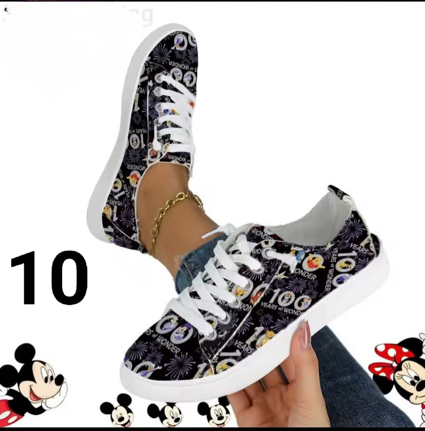 Disney Print Casual Flats