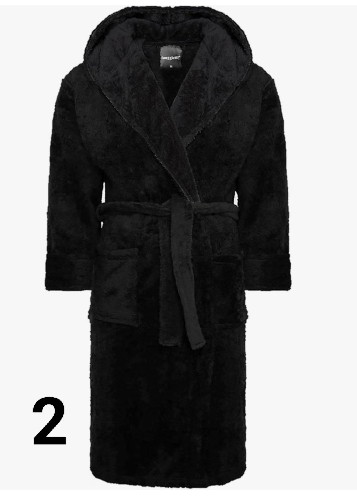 SnuggleME Dressing Gowns for Men's Super Soft Snuggle Hooded Dressing Gown