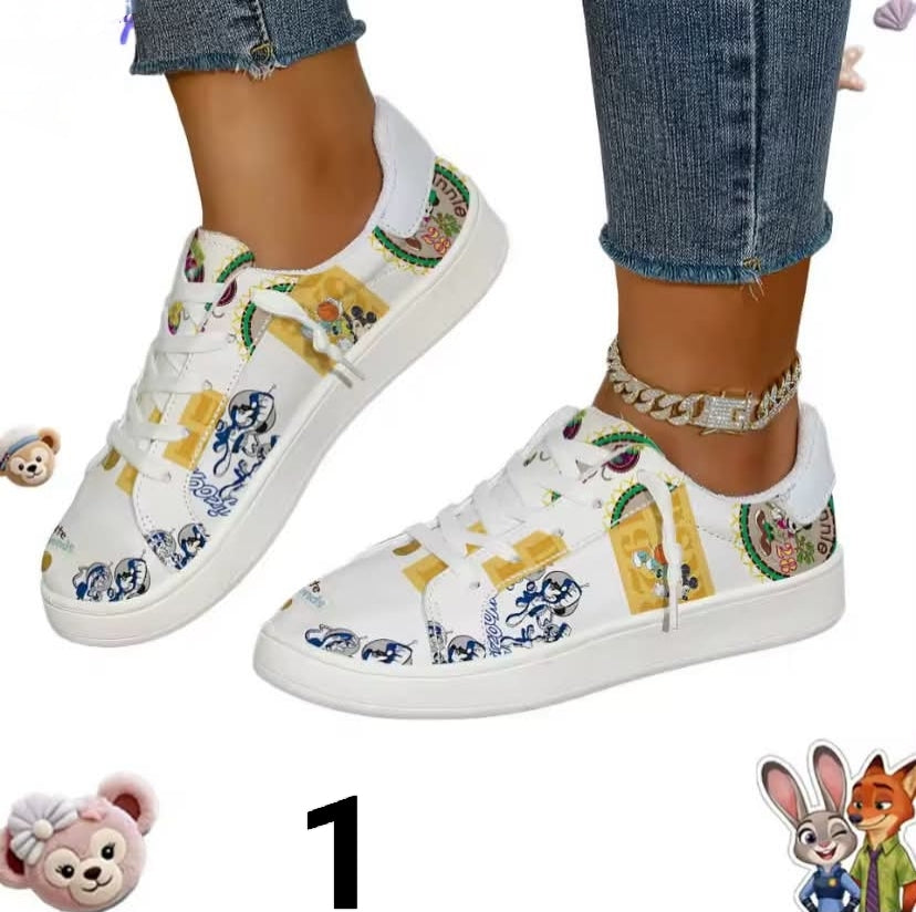 Disney Print Casual Flats
