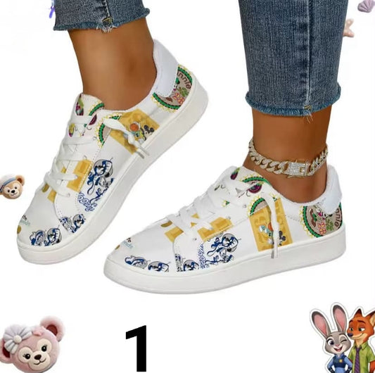 Disney Print Casual Flats