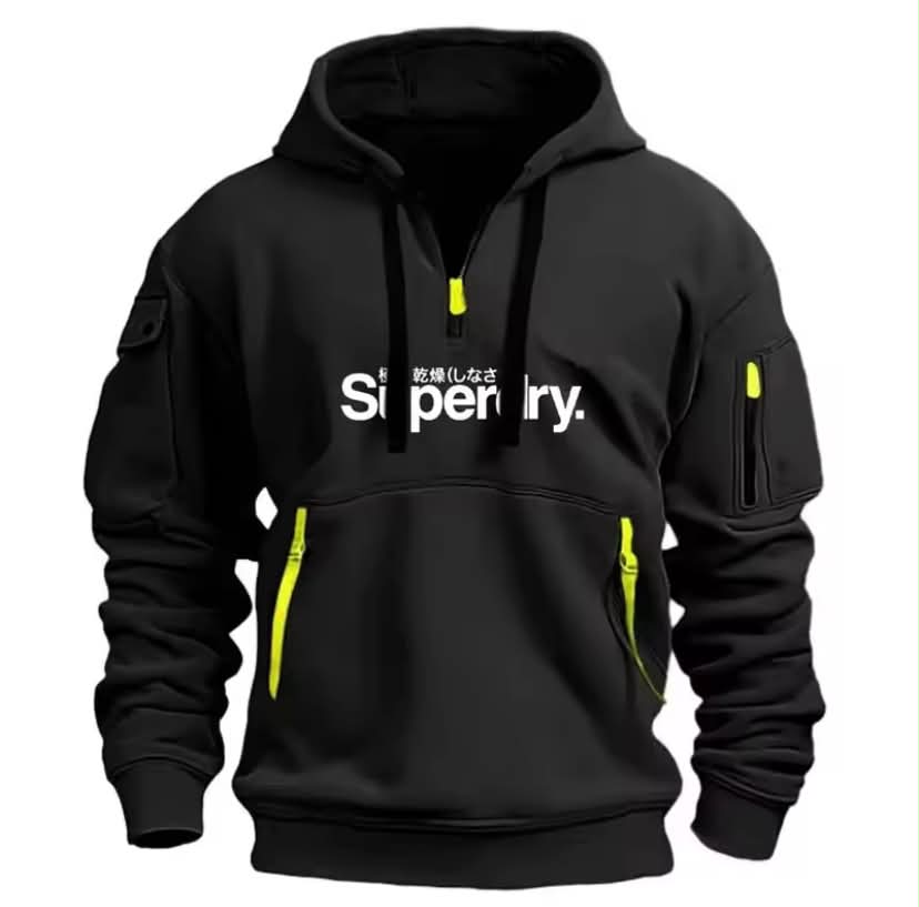 Men's hooded pullover
