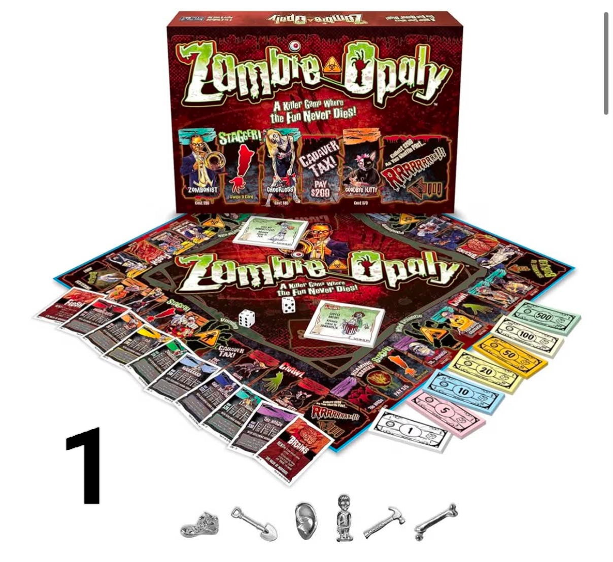 Property Trading Board Game - Game for Adults, Strategy Fun For 2 to 6 Players, 18+ - A Full Bodied Well Balanced