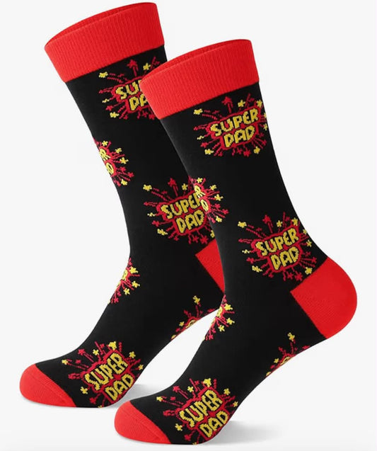 Funny Socks Gifts for Dad Men:
