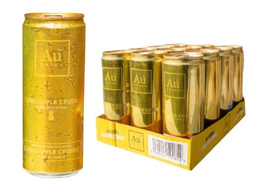 Au Vodka Pink Lemonade or pineapple Pre-Mixed Cans (12)