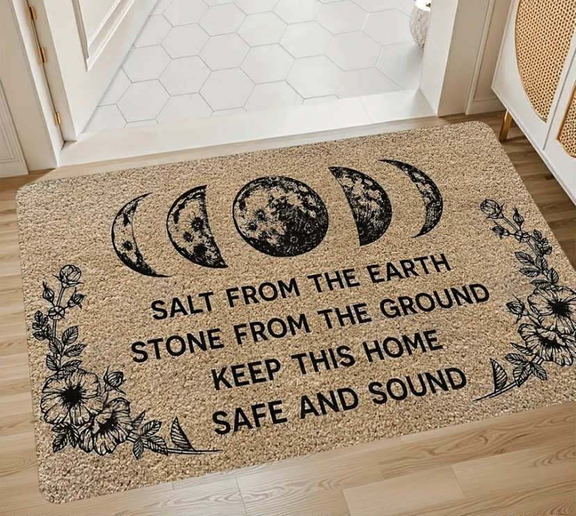 Moon Front door mat