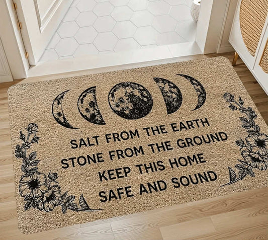 Moon Front door mat