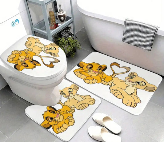 3pc lion king bathroom set