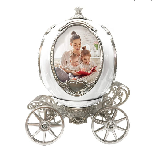 Photo Cube Frame Decorative Desk-Top Rotating Picture