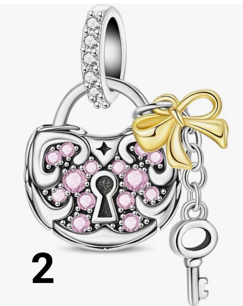 Sterling Silver Safety Chain Charms Bracelets Cute Jewellery Gifts Women