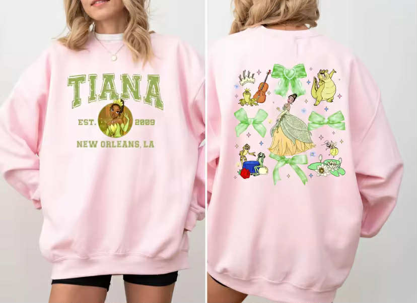 Tiana and Frog Sweatshirt