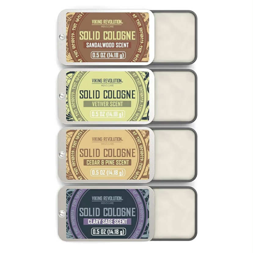 Viking Revolution 4 Pack Mens Solid Colognes 0.5 Oz
