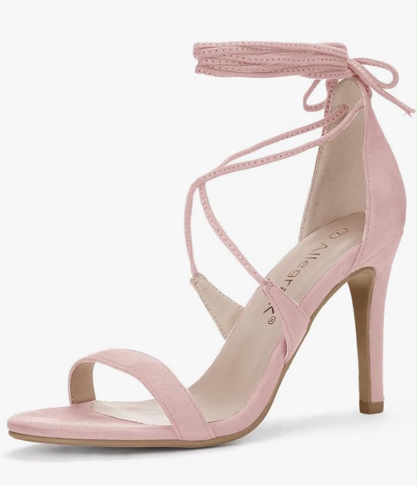 Women's Stiletto Heel Lace-up Sandals